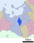 Location of Jonan ward Fukuoka city Fukuoka prefecture Japan